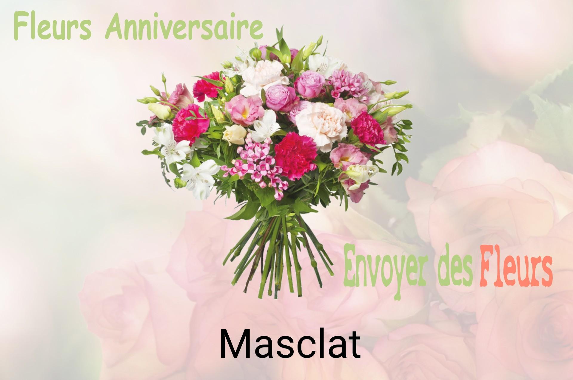 Bouquet de fleurs d’anniversaire livré à Masclat