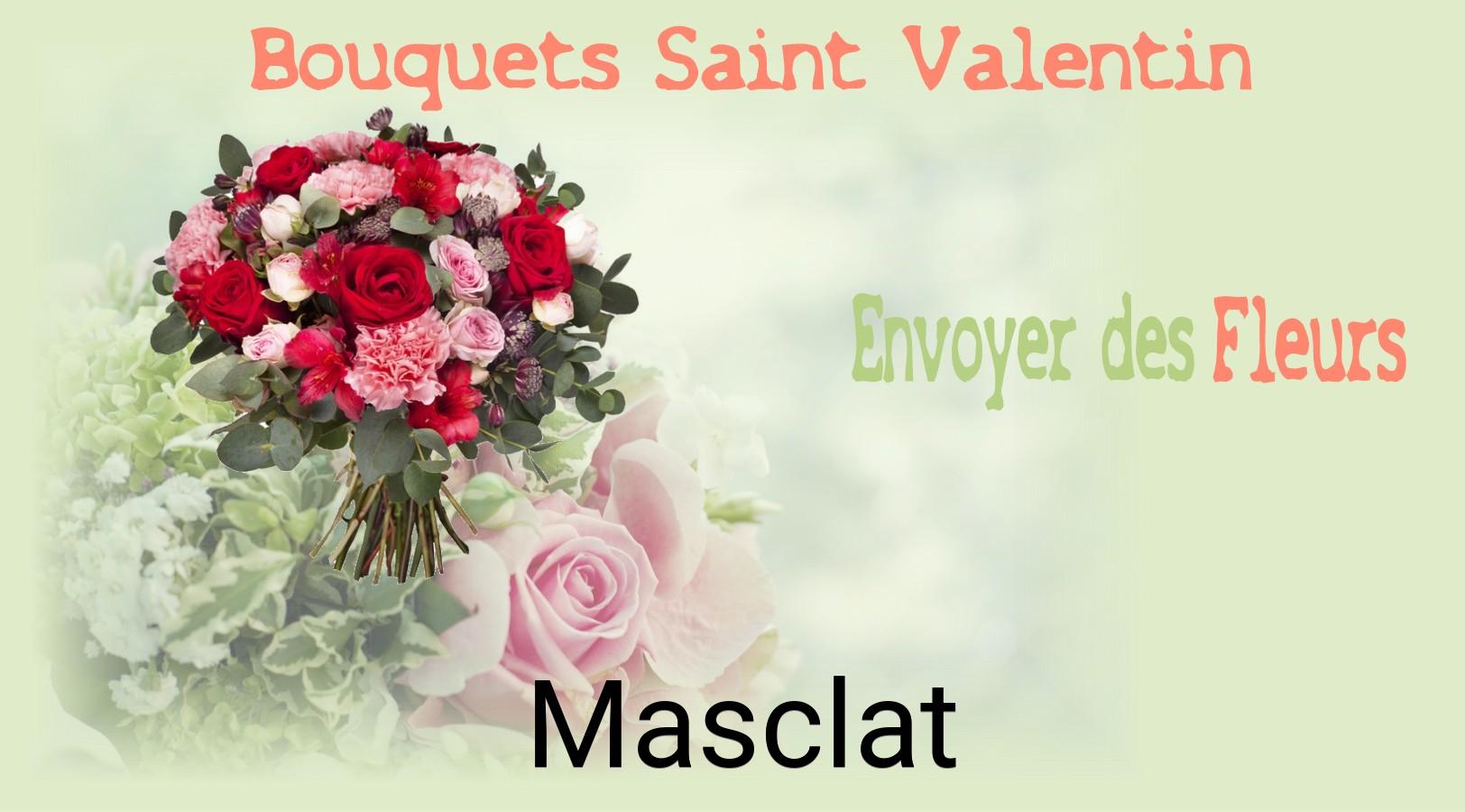 Roses de Saint-Valentin livrées à Masclat